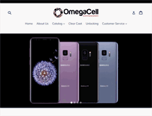 Tablet Screenshot of omegacell.com